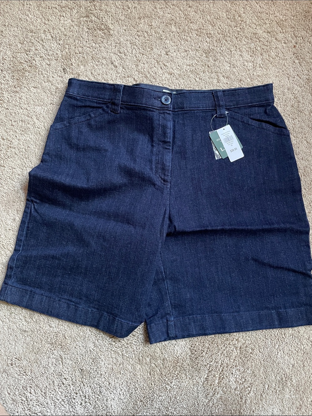 L.L. Bean Dark Indigo Jean Shorts